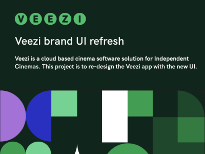 Veezi - Brand UI Refresh